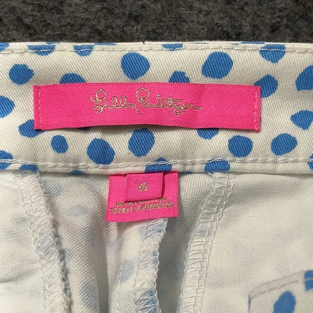 Lilly Pullitzer Blue Polka Dot Women's Shorts - Picture 3 of 3